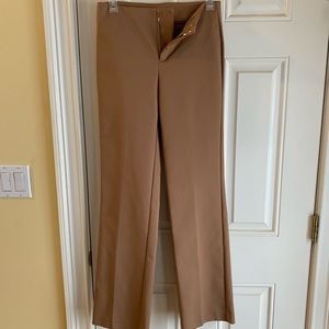 Ecru Tribeca stretch pull in pant in camel